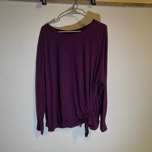 Purple tie detail leggings shirt from Stitch Fix